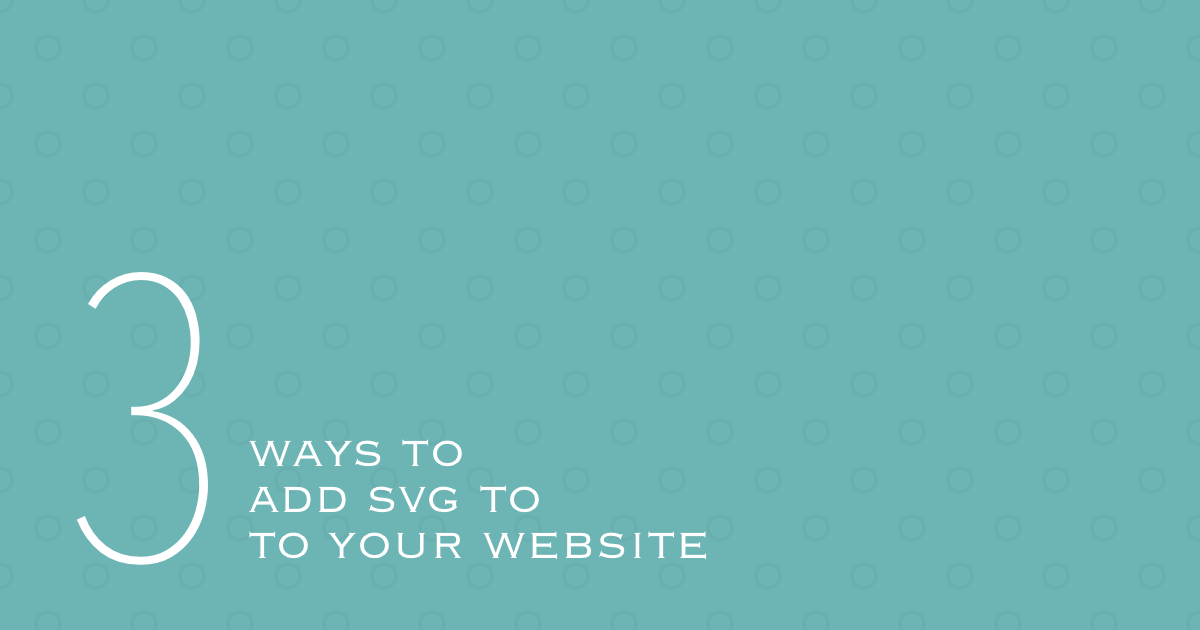 3 ways to add svg