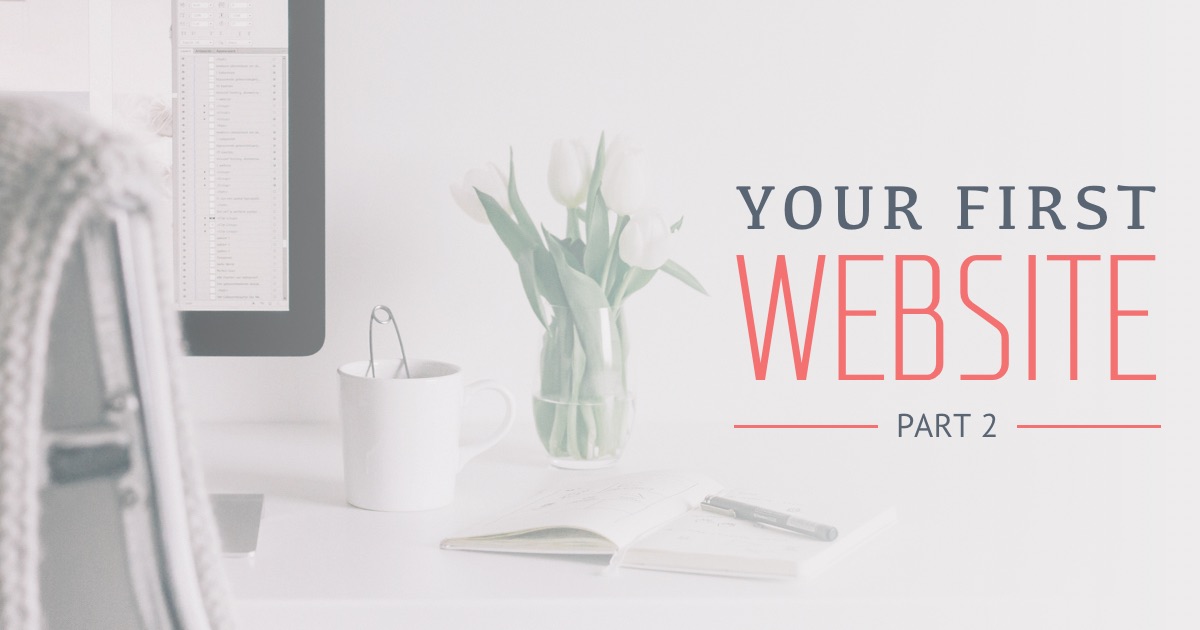 First website part 2